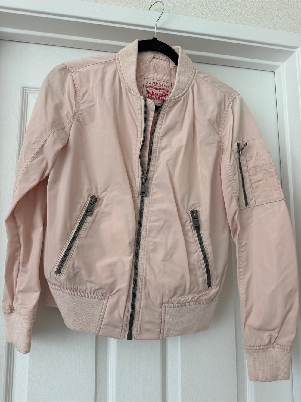 Levi's Light Pink Bomber Jacket